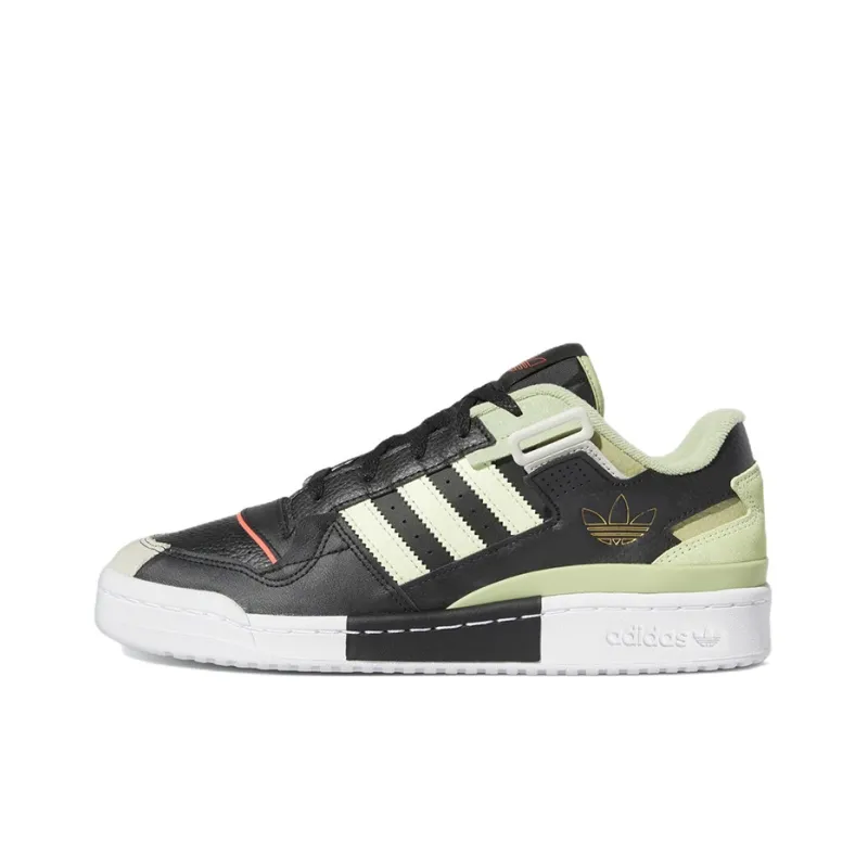 Adidas Forum Exhibit Low Core Black Almost Lime Magic Lime-0
