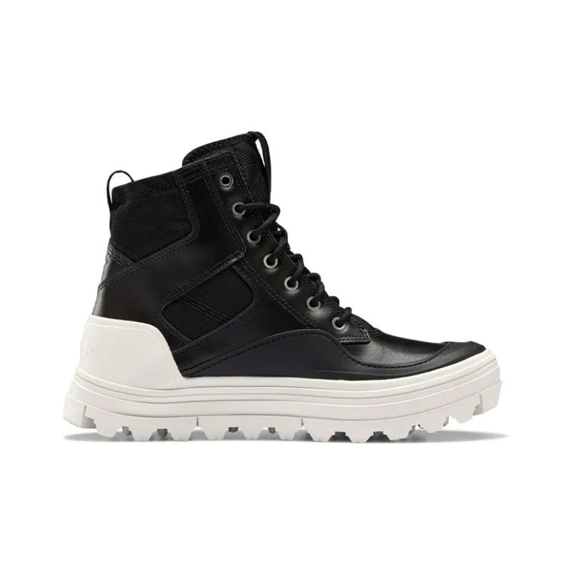 Reebok Club C Cleated Mid Warm Slip-Resistant Cushioning High-Top Skateboard Shoes Men's Black-1