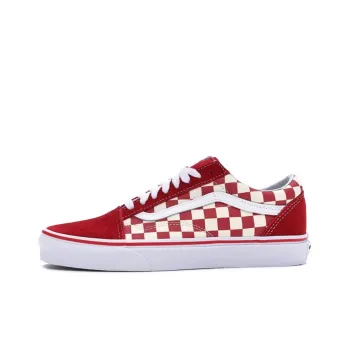 Vans Old Skool Checkerboard Racing Red