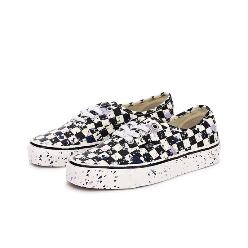 Vans Ua Authentic 44 Dx Anaheim Factory Splatter Embroidery Checkboard-2