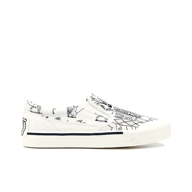 LINING Boogle X Steven Harrington Shoes 'White Black'-1