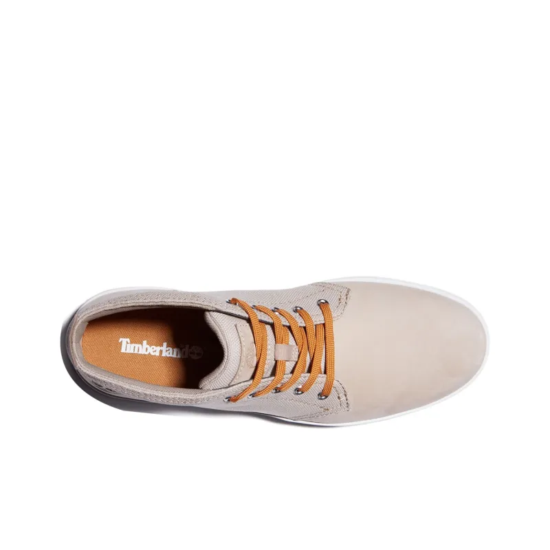 Timberland Davis Square Skateboard Shoes Men Low-Top Light Beige-4