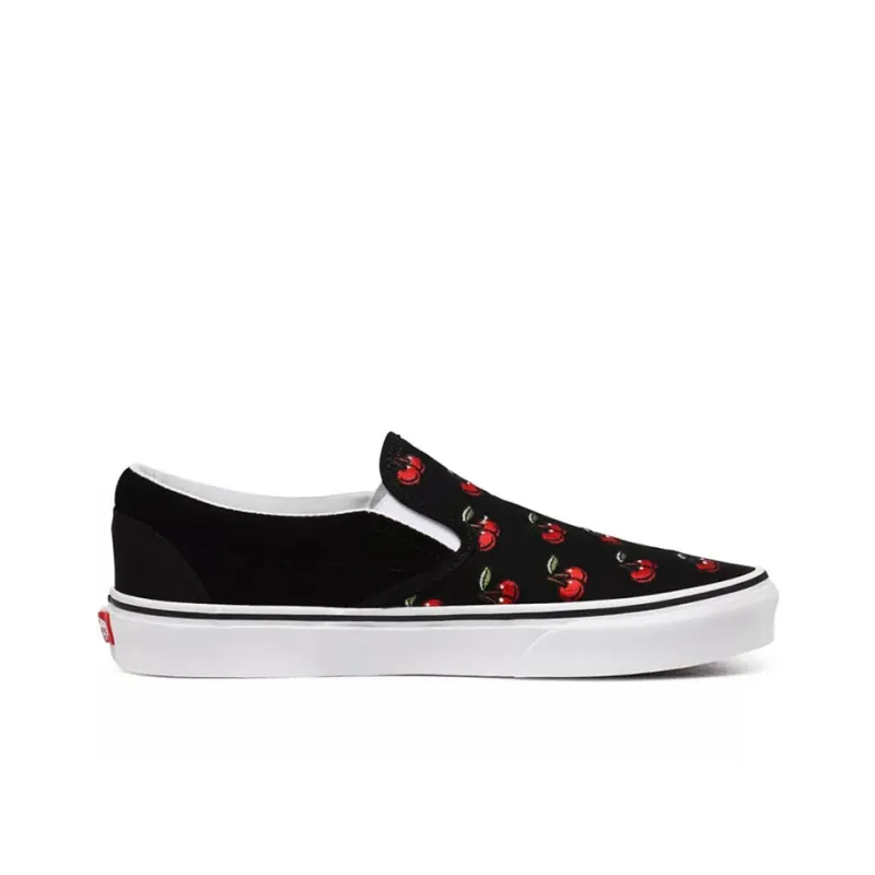 Vans Classic Slip On 'Cherries Black'-1
