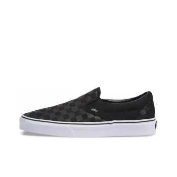 Vans Classic Slip On Checkerboard Black Charcoal