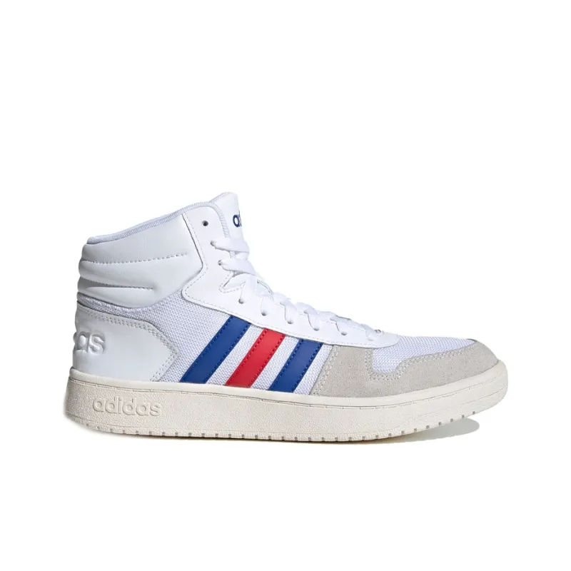 Adidas Hoops 2.0 Mid White Royal Scarlet-1