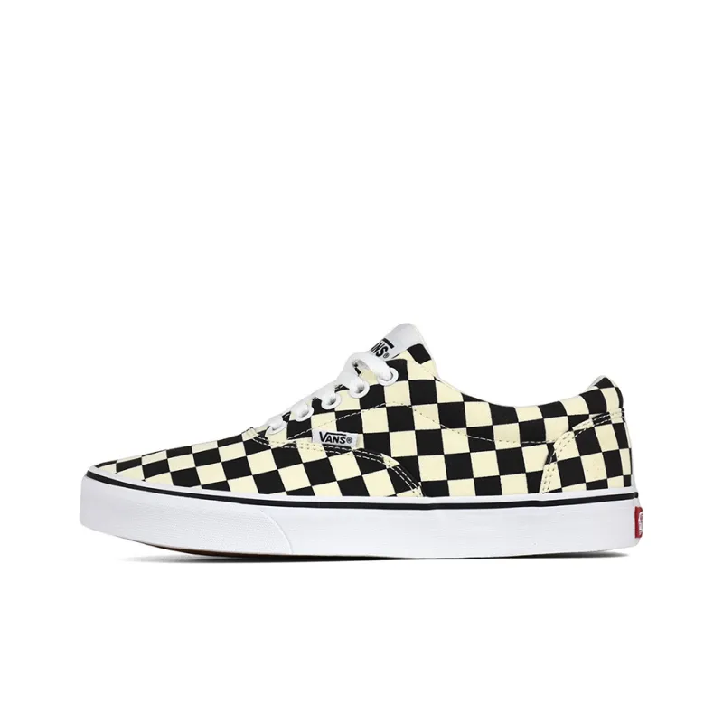 Vans Doheny Lace Up Checkboard 'Black Yellow'-0