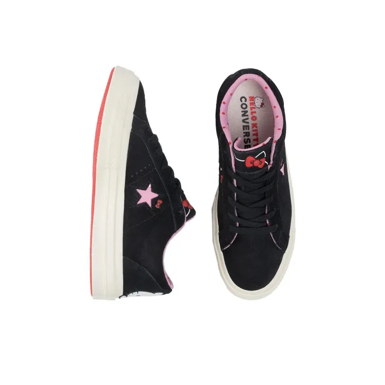 Converse One Star Ox Hello Kitty Black Women's-3
