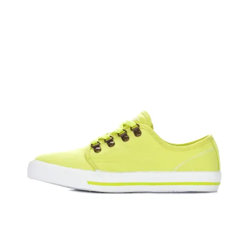 LINING Skateboard Shoes Women's Low-Top Neon Yellow