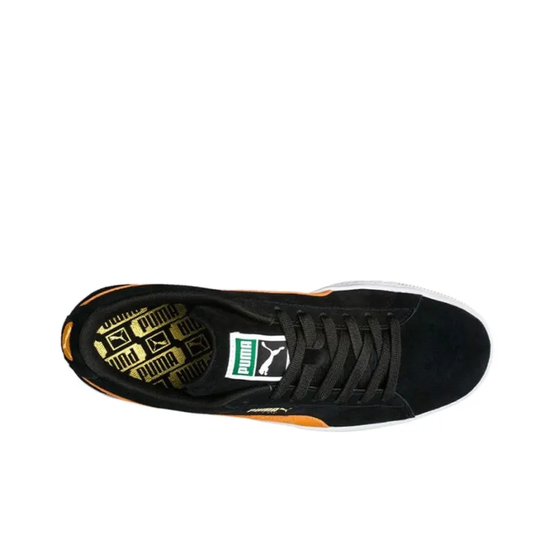 PUMA Suede Classic Shoes Black/Orange-2