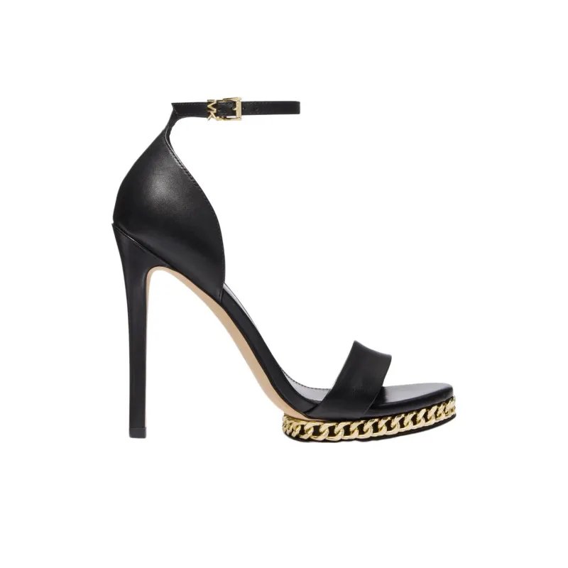 Michael Kors Jordyn 123mm Chain-link Detailing Sandals-1