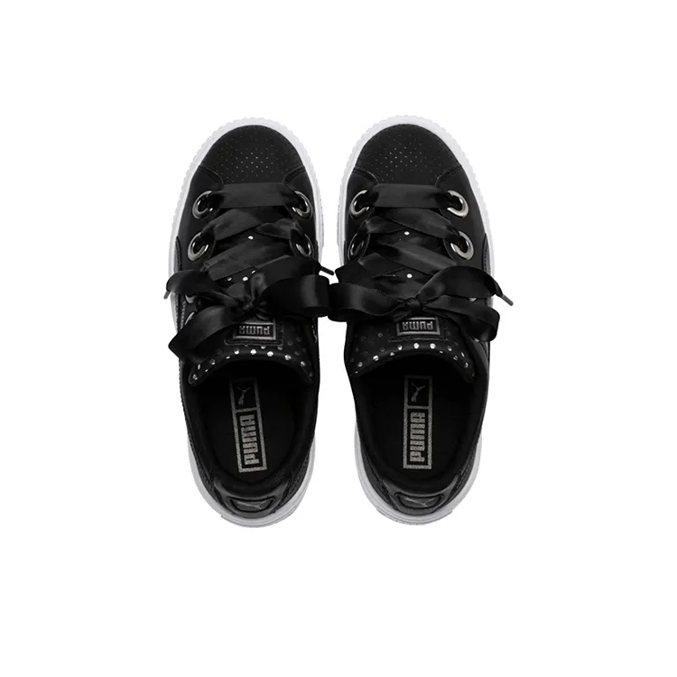 PUMA Platform Kiss Ath Lux Black Women's-2