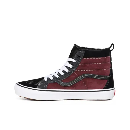 Vans SK8 Skateboard Shoes Unisex High-Top Black/Purple