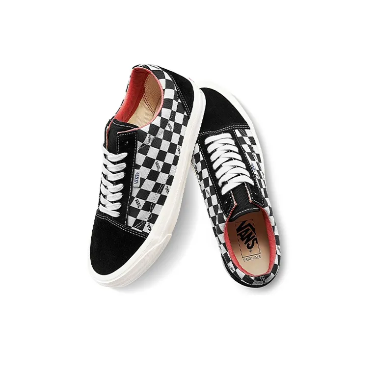 Old Skool Vans Ns Og Lx 'Black Checkerboard Logo'-3