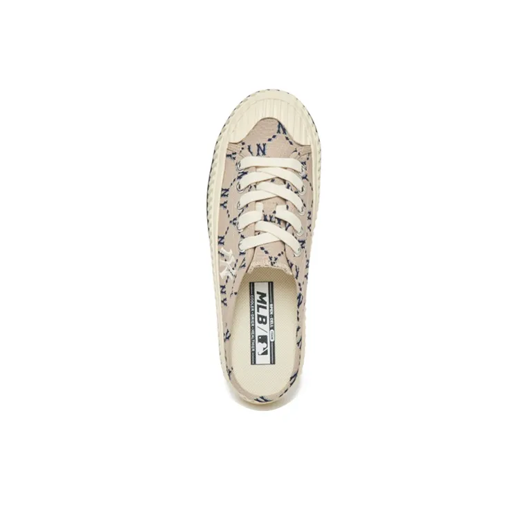 MLB Playball Mule Skateboard Shoes Unisex Low Top Lotus Gray-3