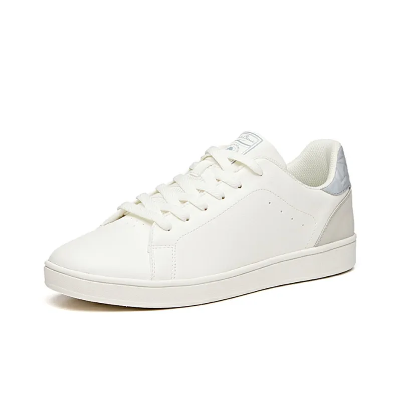 Anta Life Collection Coverage Thermal Slip Resistant Low Top Skateboard Shoes Men's White Gray-1