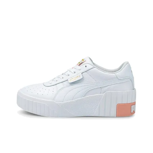 Puma Women's Cali Wedge 'White Apricot Blush'