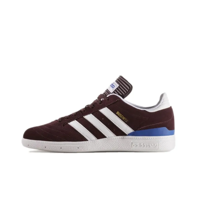Adidas Originals Busenitz Pro Breathable Lightweight Low-Top Skateboard Shoes Men's Dark Coffee-0