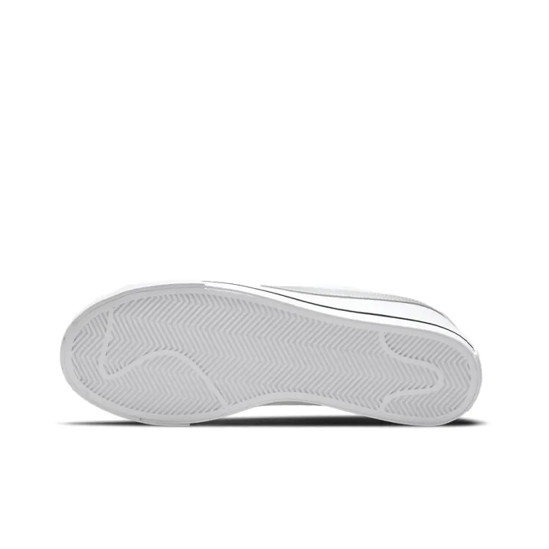 Nike Court Legacy Slip Resistant Cushioning Wear Resistant Lightweight Low Top Skateboard Shoes Women's White Gray-5