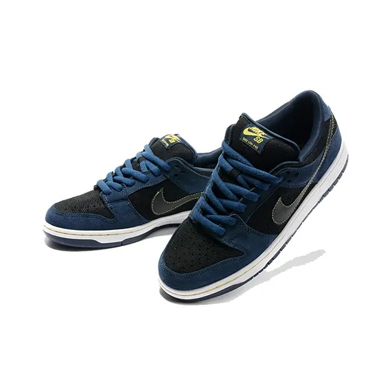 Nike Sb Dunk Low Midnight Navy Black-3