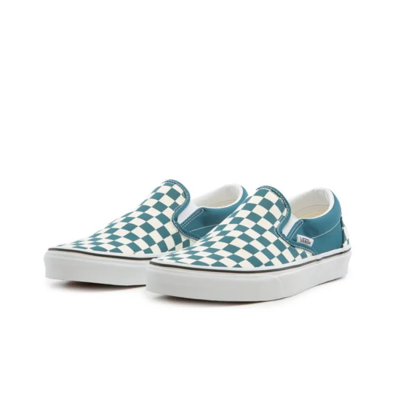 Slip On Classic Vans 'Checkerboard Blue Coral'-2