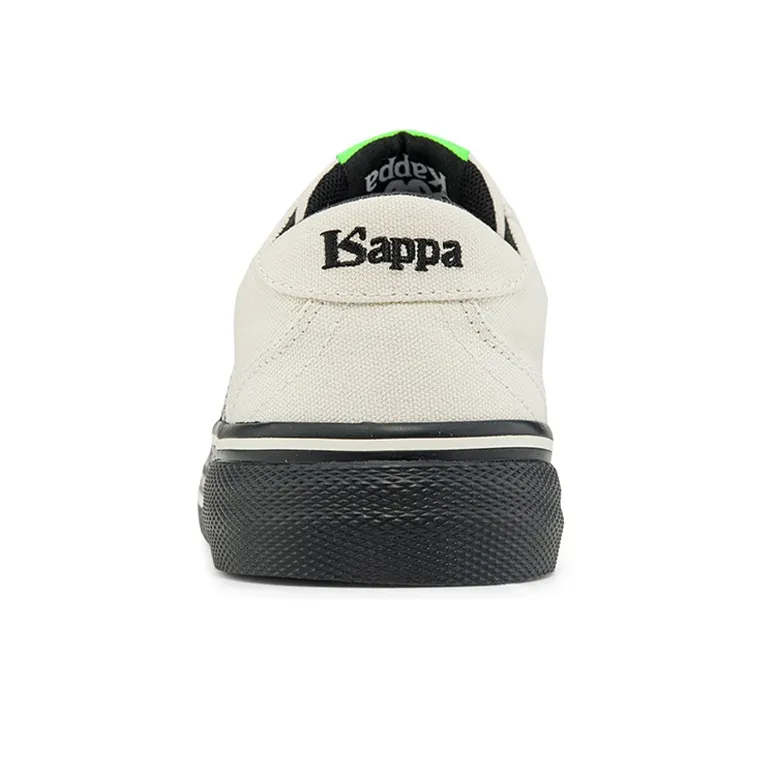 Kappa Breathable Low Top Skateboard Shoes Unisex White Black-5
