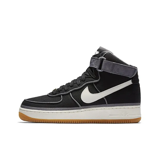 Nike Air Force 1 High '07 LV8 Black Sail Team Orange-0