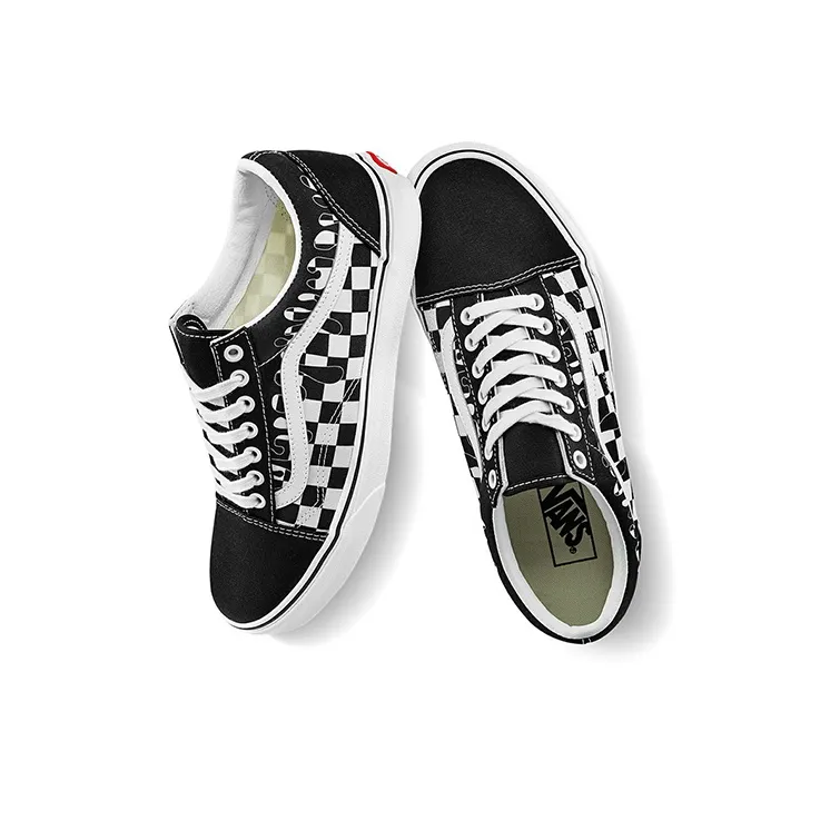 Vans Old Skool Shoes Black/White-4