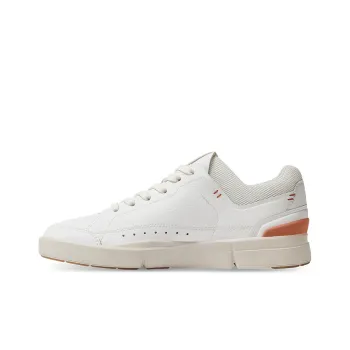 On CourtTHE ROGER Anti Slip Wear Resistant Low Top Skateboard Shoes Women's White Earth Brown