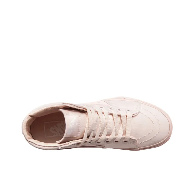 Sk8 Vans Hi Mono Canvas 'Peach Blush'-2