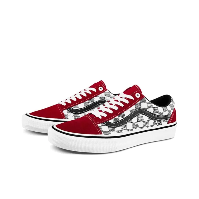 Vans Old Skool Red/Black/White-1