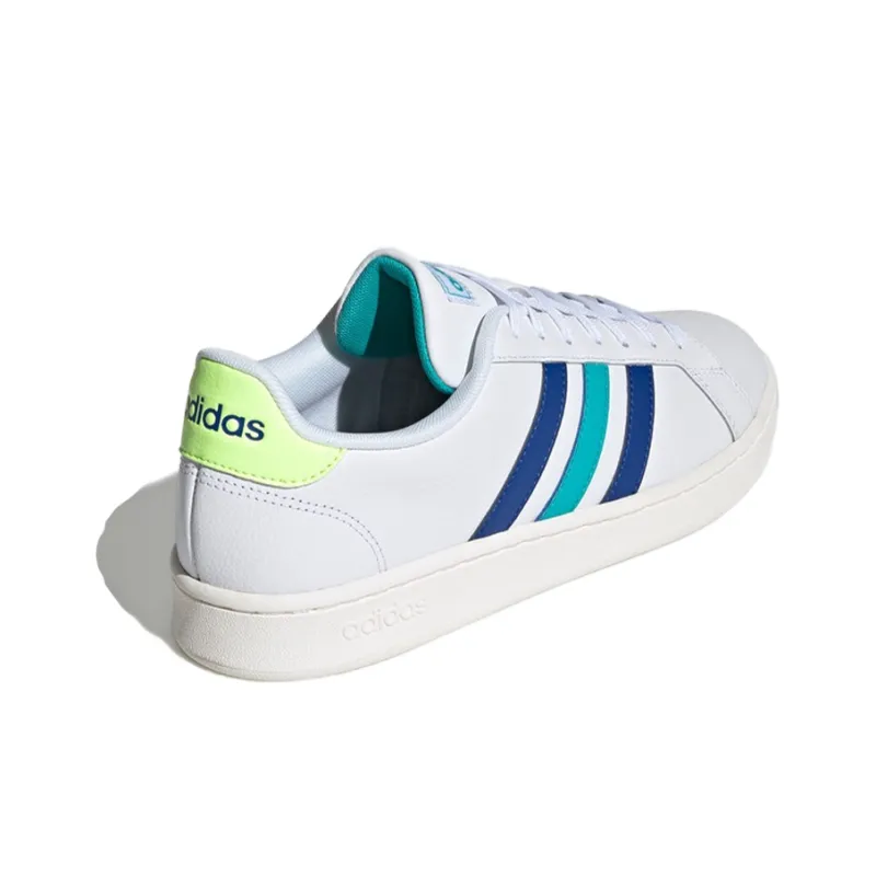 Adidas Neo Grand Court 'White Green Blue'-3