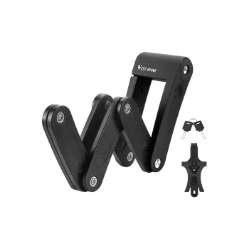 WEST BIKING Bicycle Locks Anti Pick, Waterproof, And Rust Proof Folding Lock