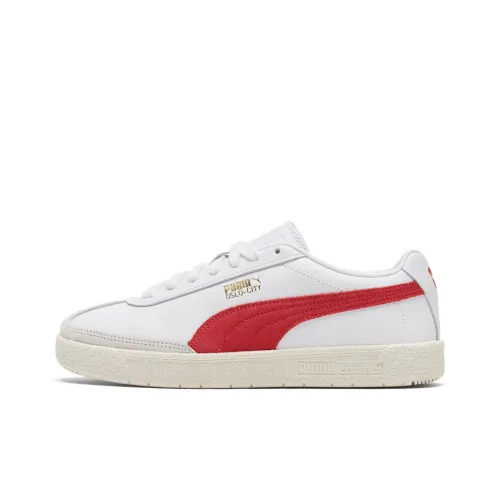 PUMA OSLO-CITY Skateboard Shoes Unisex Low-Top White/Red