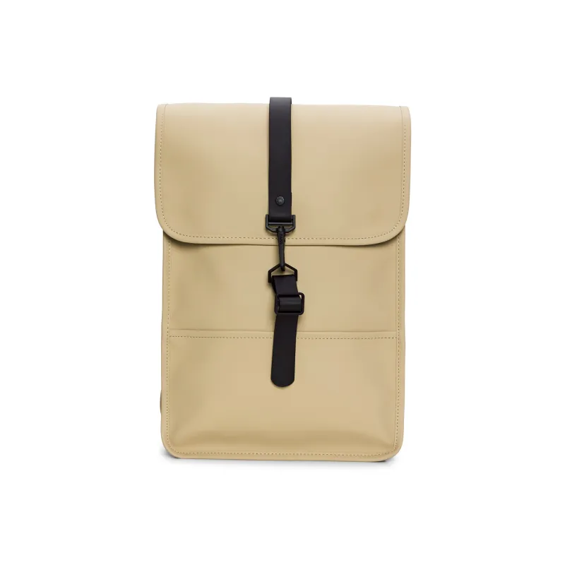 Rains Polyurethane And Polyester Blend Laptop Backpack Mini Unisex Black-27