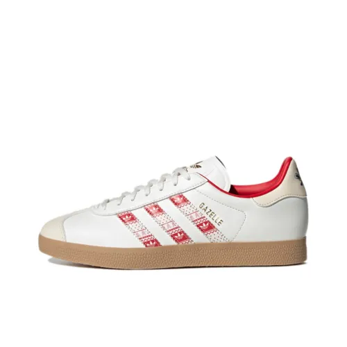 Adidas Originals GAZELLE Skateboard Shoes Men Low-Top White/Red