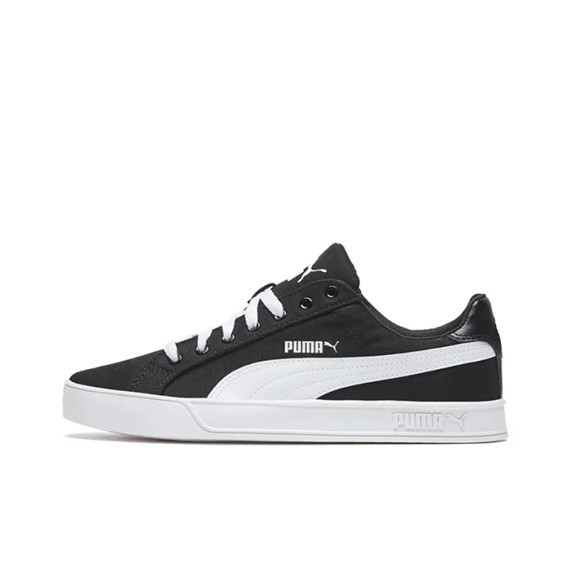 PUMA Smash Vulc Canvas 'Black White'-0