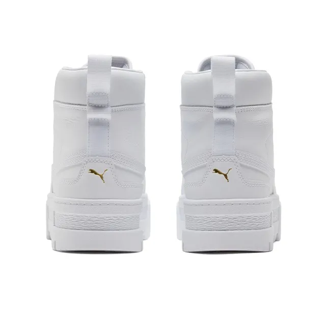 PUMA Mayze Mid 'Triple White' Women's-3
