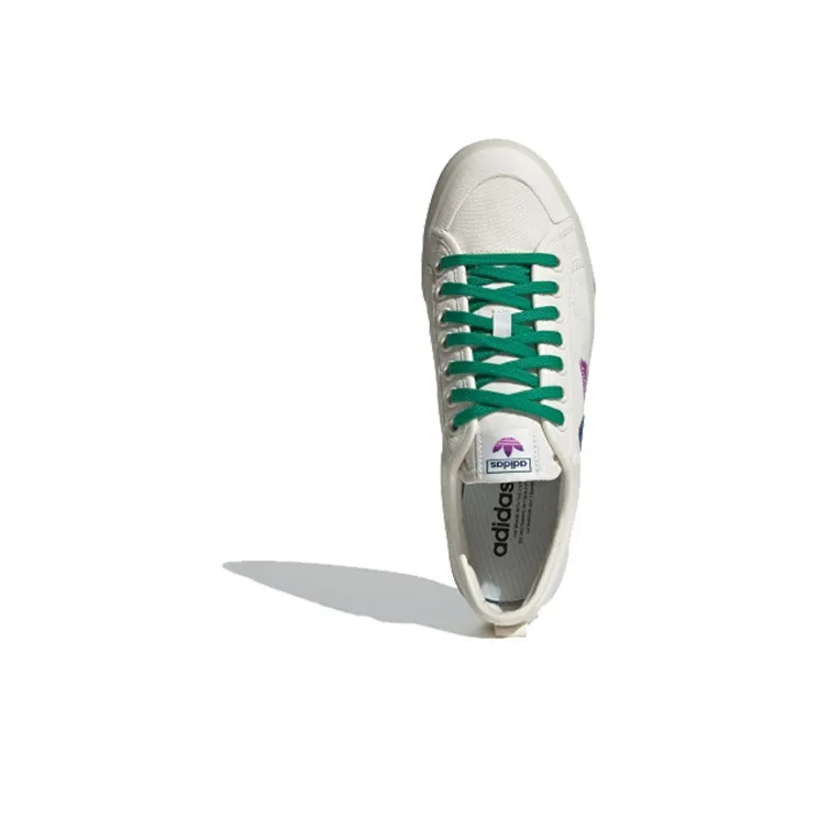 Adidas Originals Nizza Pride 'White Green Blue'-3