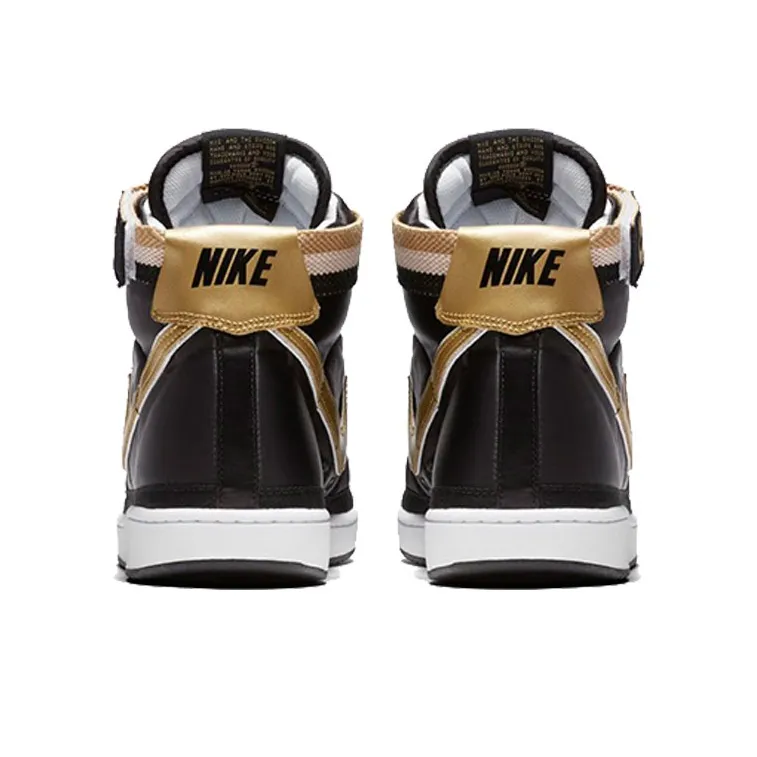 Nike Vandal High Supreme Black Metallic Gold-4