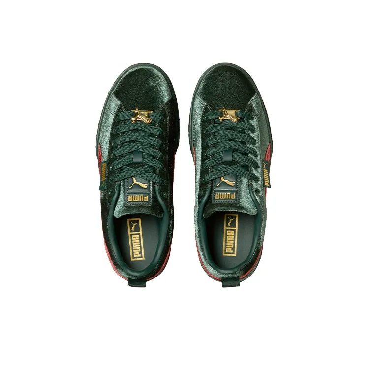 PUMA Mayze Velvet Green Gables Tibetan Red Women's-2