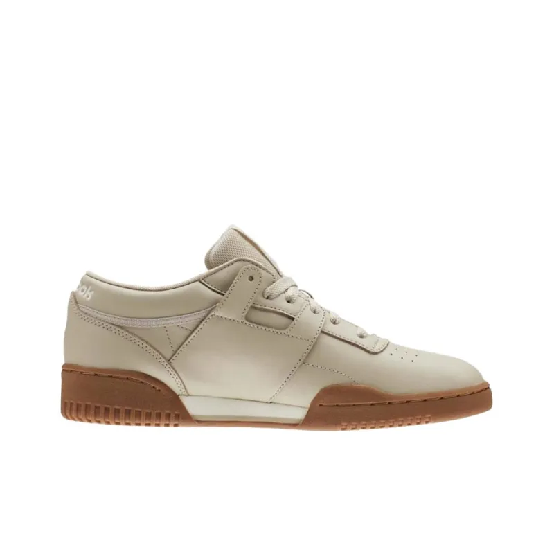 Reebok Workout Skateboard Shoes Men Low-Top Ecru-1