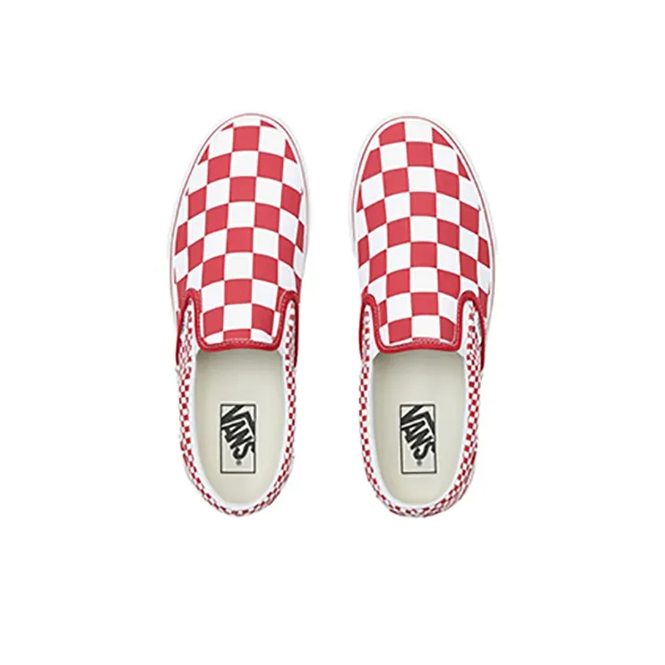 Slip On Classic Vans 'Red Mix Checker'-3