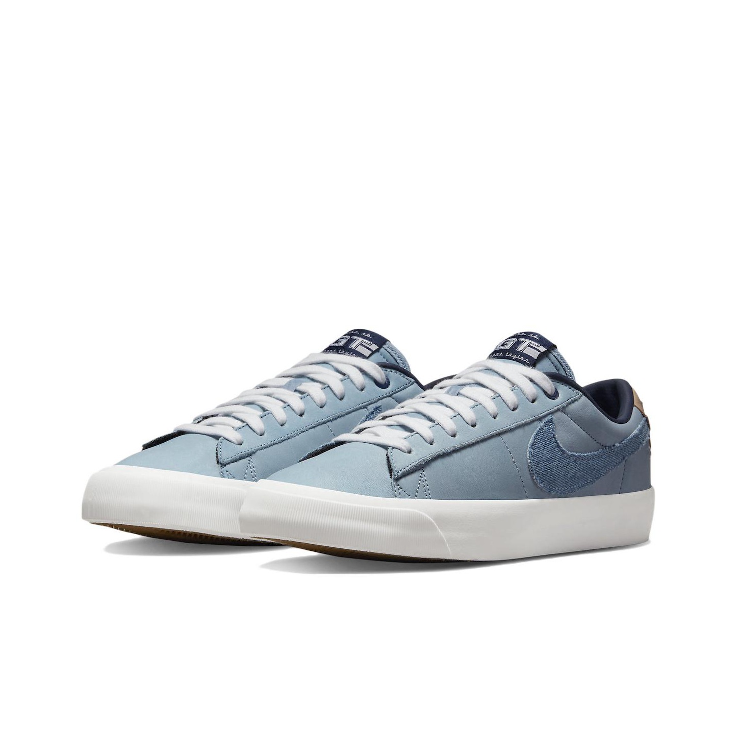 Nike sb blazer low gt skate shoes - atmosphere grey/white hotsell