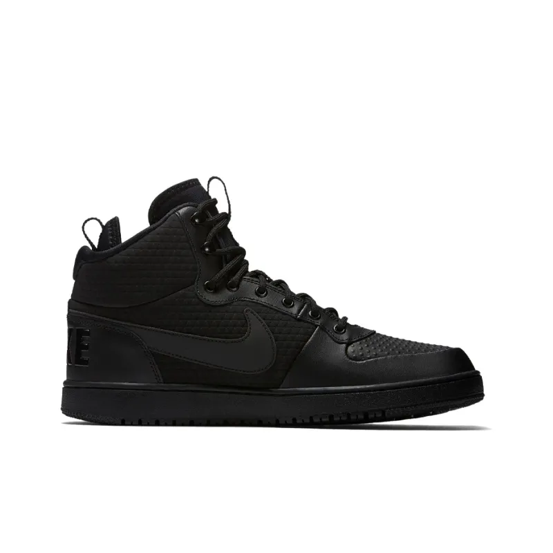 Nike Court Borough Mid Winter Triple Black-1