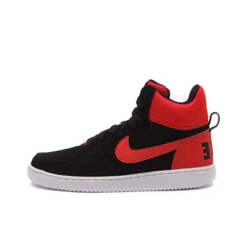 Nike Skateboard Shoes Men Mid-Top Black/Red