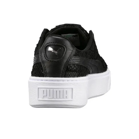 PUMA Basket Platform Fo 'Black' Women's-3