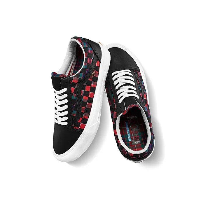 Old Skool Baracuta X Vans Vlt Lx 'Black Tartan Checkerboard'-4