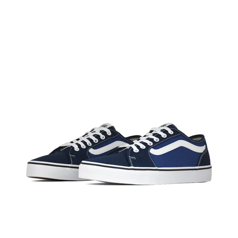 Vans Filmore Decon Low Tops Casual Skateboarding Shoes Unisex Blue-2