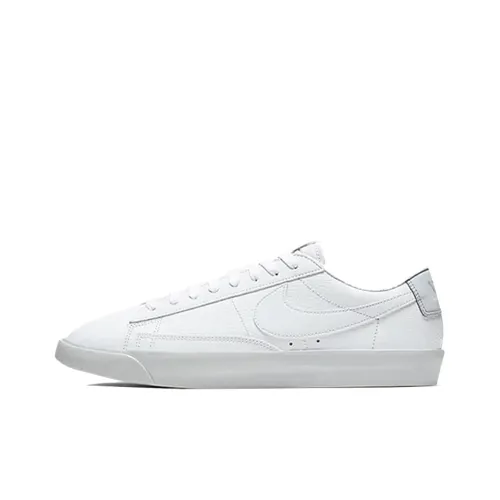 Nike Blazer Skateboard Shoes Men Low-Top White