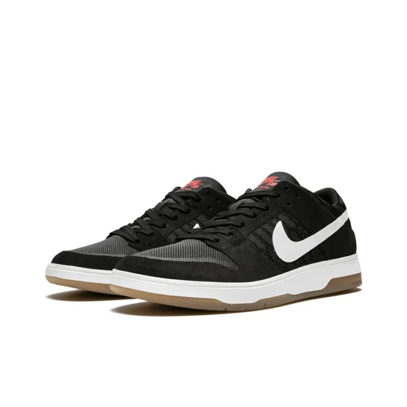 Nike Sb Zoom Dunk Low Black White Gum-2